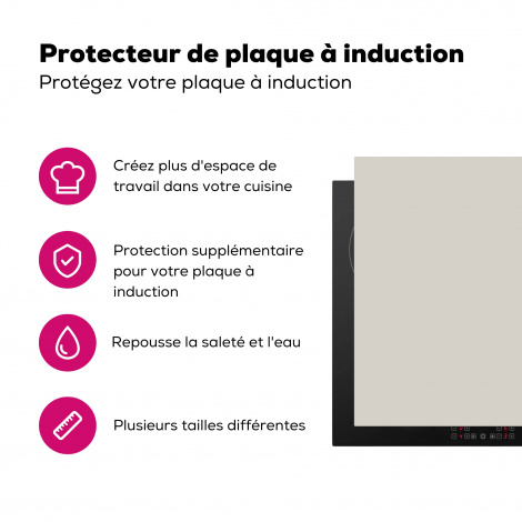 Protège-plaque à induction - Gris - Léger - Automne-3