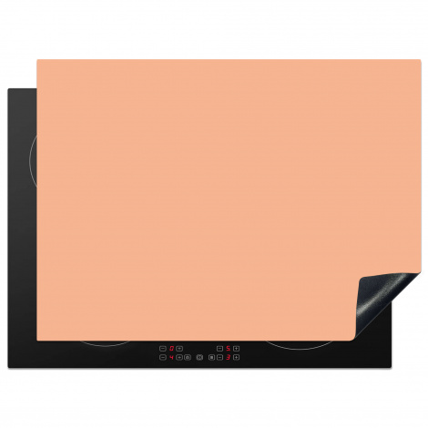 Protège-plaque à induction - Abricot - Rose - Pastel - Solide - Orange