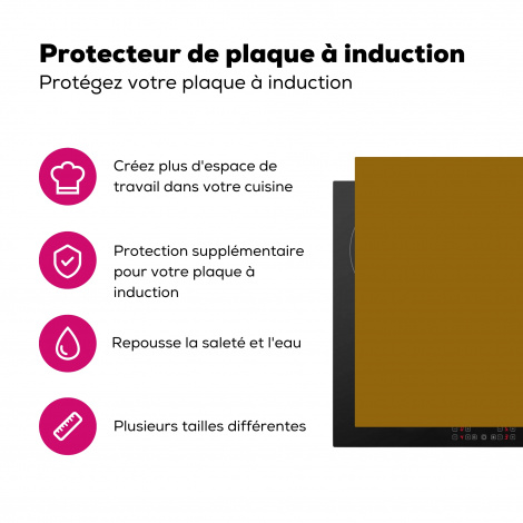 Protège-plaque à induction - Or - Luxe - Intérieur-3