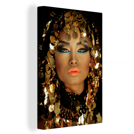 Leinwand - Frau - Kleopatra - Gold-thumbnail-1