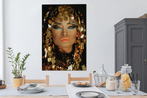 Canvas - Vrouw - Cleopatra - Goud-thumbnail-4