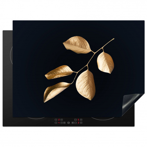 Herdabdeckplatte - Blätter - Zweig - Gold - Luxus