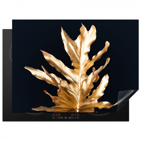 Herdabdeckplatte - Blätter - Gold - Herbst - Natur - Luxus