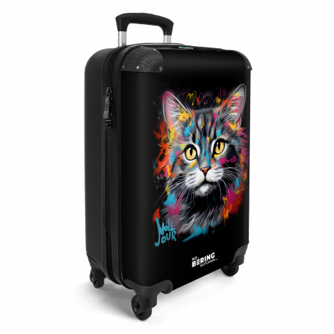 Koffer - Graffiti cat-2