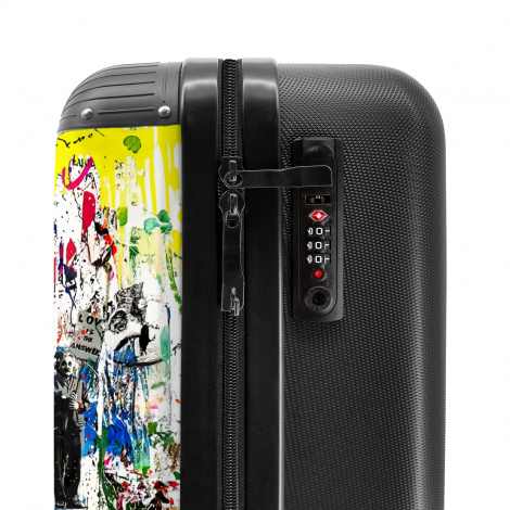 Koffer - Bekende kunstwerken als kleurrijke graffiti art-5