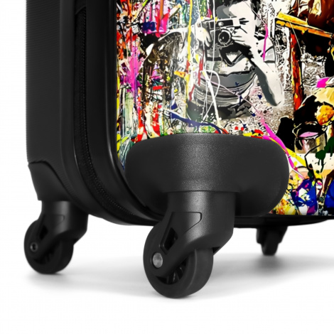 Koffer - Bekende kunstwerken als kleurrijke graffiti art-6