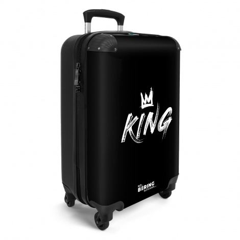 Koffer - 'King' en kroon geschreven in graffiti stijl-2