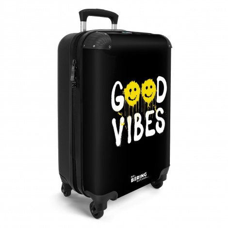 Koffer - Quote 'Good Vibes' als graffiti kunstwerk-2