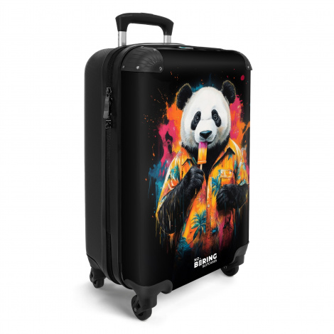 Koffer - Zomerse panda met ijsje-2