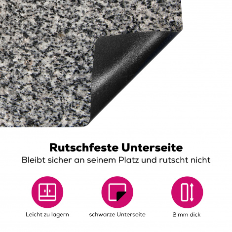 Herdabdeckplatte - Granit - Industriell - Design - Grau-4