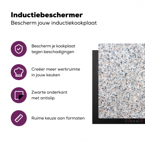 Inductiebeschermer - Graniet - Structuren - Design - Steen-3