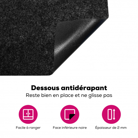 Protège-plaque à induction - Noir - Granit - Design - Pierre-4
