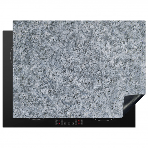 Herdabdeckplatte - Granit - Stein - Muster - Design - Grau
