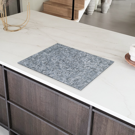 Herdabdeckplatte - Granit - Stein - Muster - Design - Grau-6