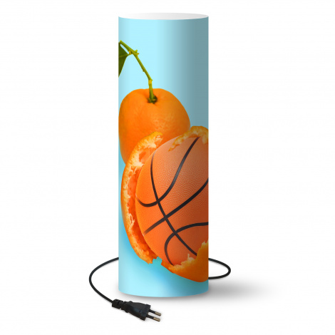 Kinderlamp - Basketbal - Sinaasappel - Fruit - Oranje - Blad-thumbnail-1