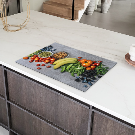 Inductie beschermer - Groente - Fruit - Grijs-6