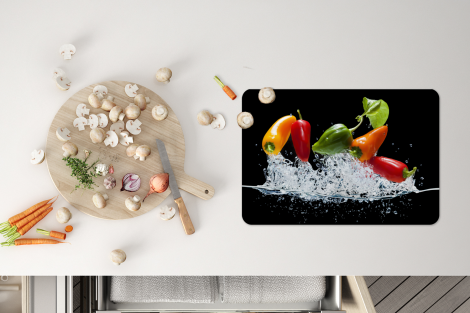 Tischset (6er Set) - Paprika - Wasser - Gemüse - 45x30 cm-thumbnail-4