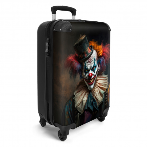 Koffer - Clown - Hoed - Kraag - Portret - Killer clown-2