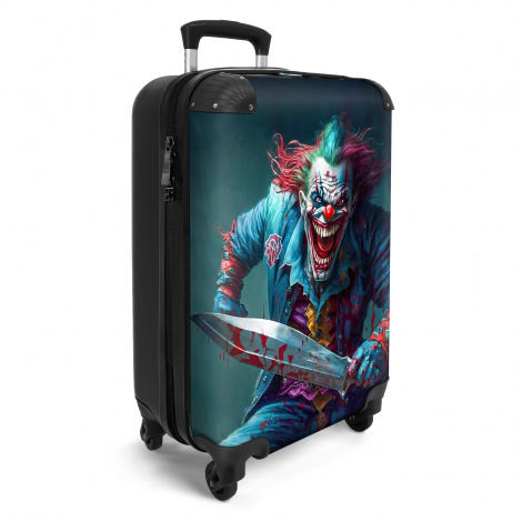 Koffer - Clown - Horror - Mes - Kleding - Portret-2