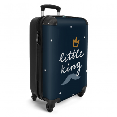 Koffer - Quote - Little king - Baby - Kroontje - Jongentje-2