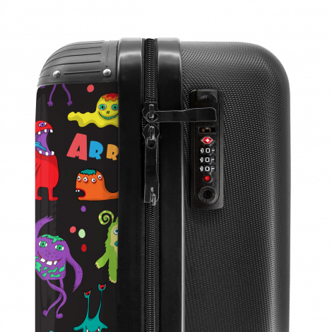 Koffer - Monster - Kleuren - Kinderen - Ruimte-3