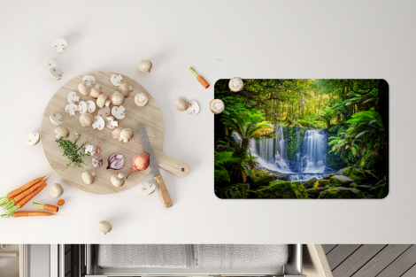 Premium placemats (6 stuks) - Jungle - Waterval - Australië - 45x30 cm-4