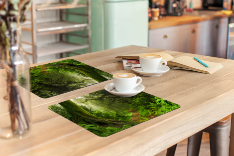 Premium placemats (6 stuks) - Jungle - Pad - Nepal - 45x30 cm-3