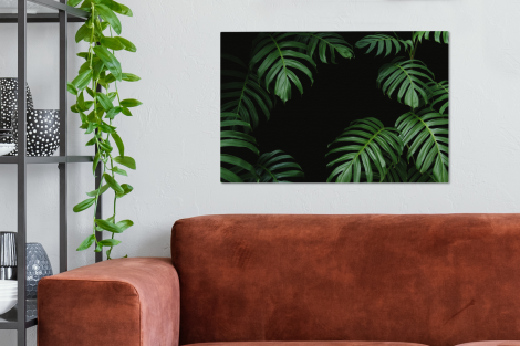 Canvas schilderij - Jungle - Planten - Monstera-2