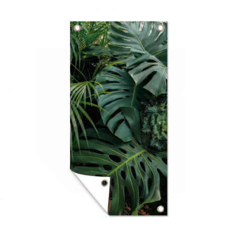Tuinposter - Planten - Jungle - Bladeren - Tropisch - Staand-thumbnail-1