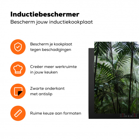 Inductiebeschermer - Regenwoud - Tropisch - Jungle - Bomen - Planten-3