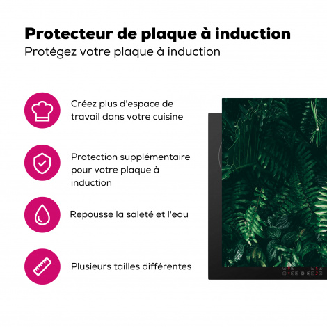 Protège-plaque à induction - Feuilles - Jungle - Nature - Tropical - Plantes-3