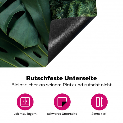 Herdabdeckplatte - Pflanzen - Dschungel - Blätter - Tropisch-4