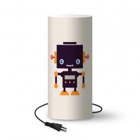 Kinderlamp - Robot - Antenne - Oranje - Beige - Kind - Kids