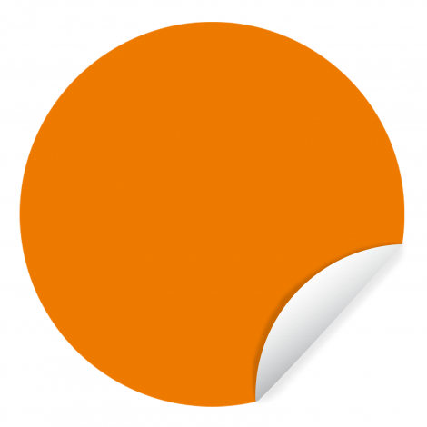 Behangcirkel - Oranje - Seizoenen - Herfst-1