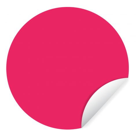 Runde Tapete - Karminrot - Farben - Palette - Rosa - Einfarbig-thumbnail-1