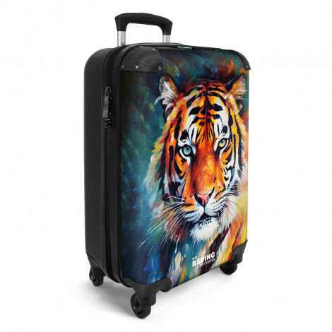 Koffer - Tijger - Dieren - Olieverf - Kunst-2