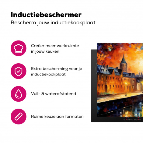 Inductiebeschermer - Maastricht - Zonsondergang - Nederland - Kunst-3