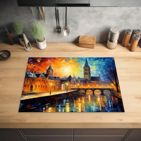 Inductiebeschermer - Maastricht - Zonsondergang - Nederland - Kunst-2