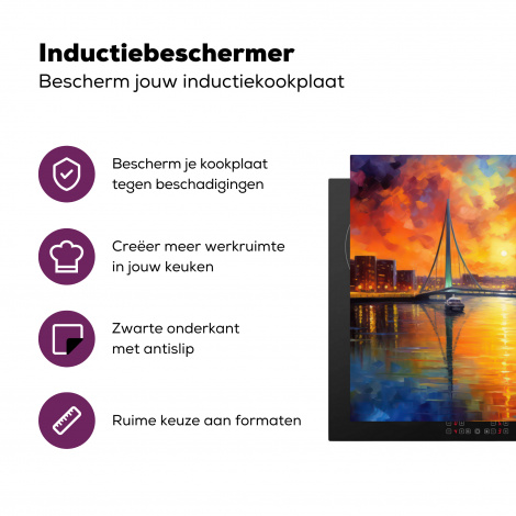 Inductiebeschermer - Rotterdam - Architectuur - Zonsondergang - Kunst - Nederland-3