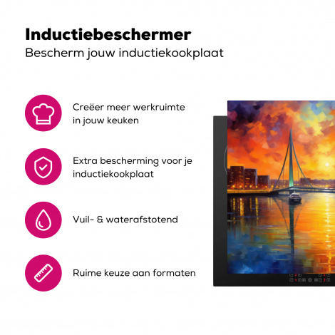 Inductiebeschermer - Rotterdam - Architectuur - Zonsondergang - Kunst - Nederland-3