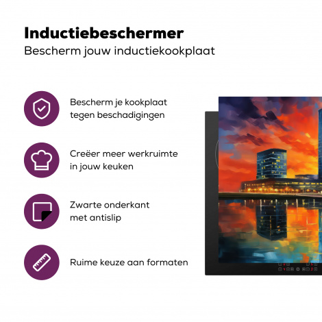 Inductiebeschermer - Almere - Zonsondergang - Architectuur - Nederland - Stad-3