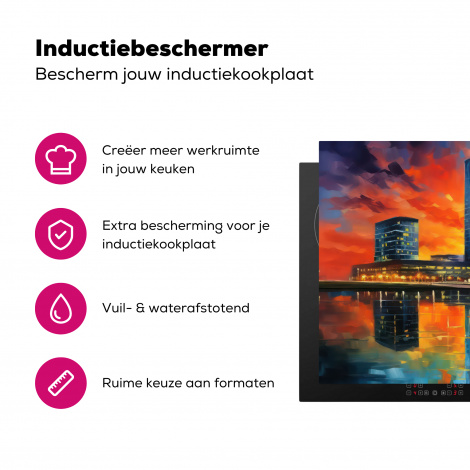 Inductiebeschermer - Almere - Zonsondergang - Architectuur - Nederland - Stad-3