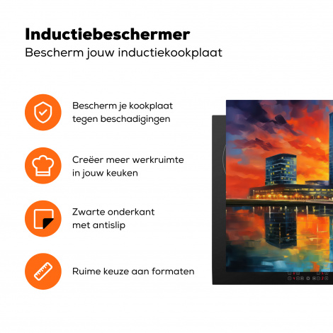 Inductiebeschermer - Almere - Zonsondergang - Architectuur - Nederland - Stad-3