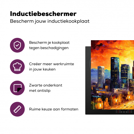 Inductiebeschermer - Los Angeles - Wereldstad - Kunst - Amerika-3