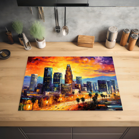 Inductiebeschermer - Los Angeles - Wereldstad - Kunst - Amerika-2