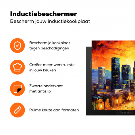 Inductiebeschermer - Los Angeles - Wereldstad - Kunst - Amerika-3