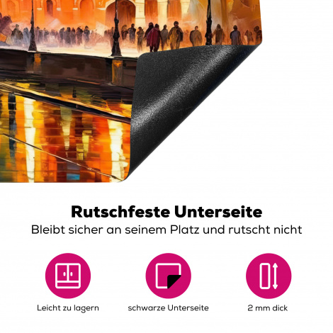 Herdabdeckplatte - Weltstadt - Moskau - Kunst - Architektur-4