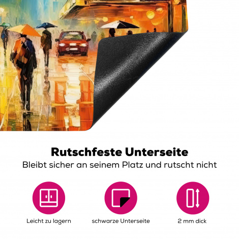 Herdabdeckplatte - Tokio - Städte - Kunst - Abend - Architektur-4