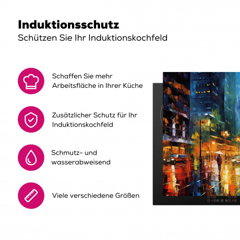 Herdabdeckplatte - Tokio - Städte - Kunst - Abend - Architektur-3