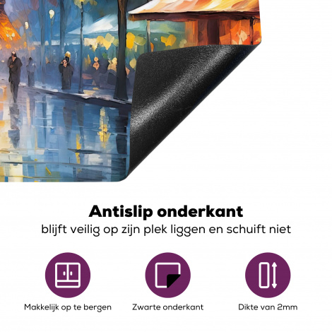 Inductiebeschermer - Steden - Parijs - Eiffeltoren - Kunst-4
